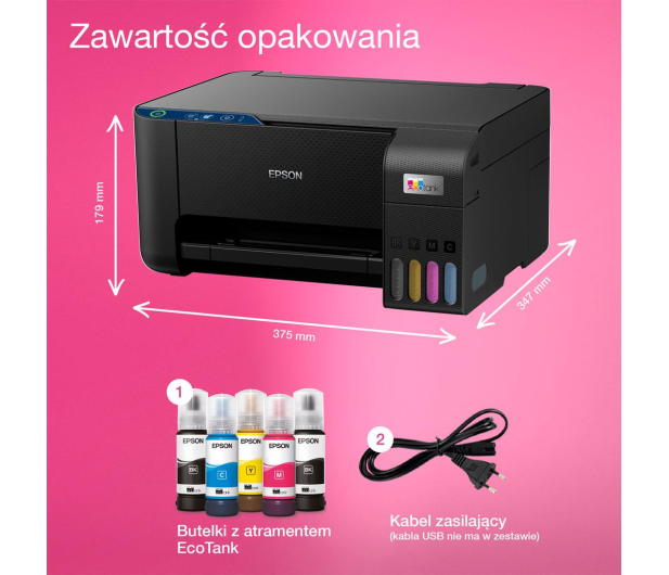 EPSON EcoTank L3231 C11CJ68408 - 1247302 - zdjęcie 4